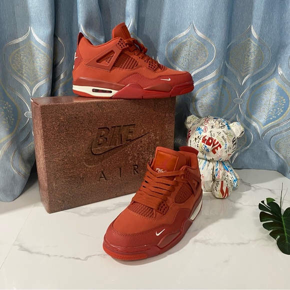 Nike Other - Air Jordan 4 Red Athletic Sneakers😎🍒🍓🌸